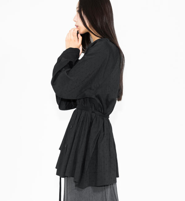  「eunoia | ラウンドカラー ブラウス WOMEN」|シャツ・ブラウス|