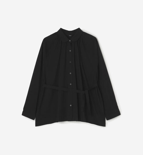  「eunoia | ラウンドカラー ブラウス WOMEN」|シャツ・ブラウス|