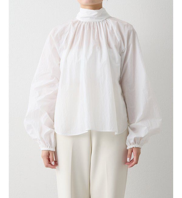  「ギャザーボウタイブラウス」|シャツ・ブラウス|