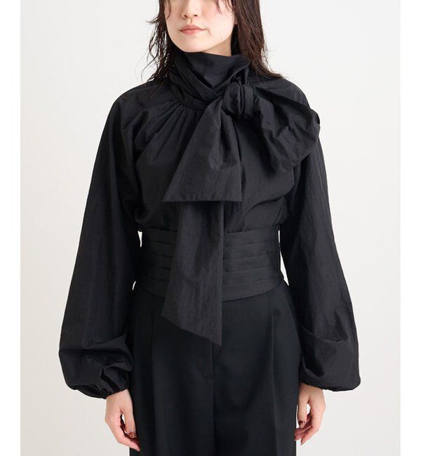  「ギャザーボウタイブラウス」|シャツ・ブラウス|