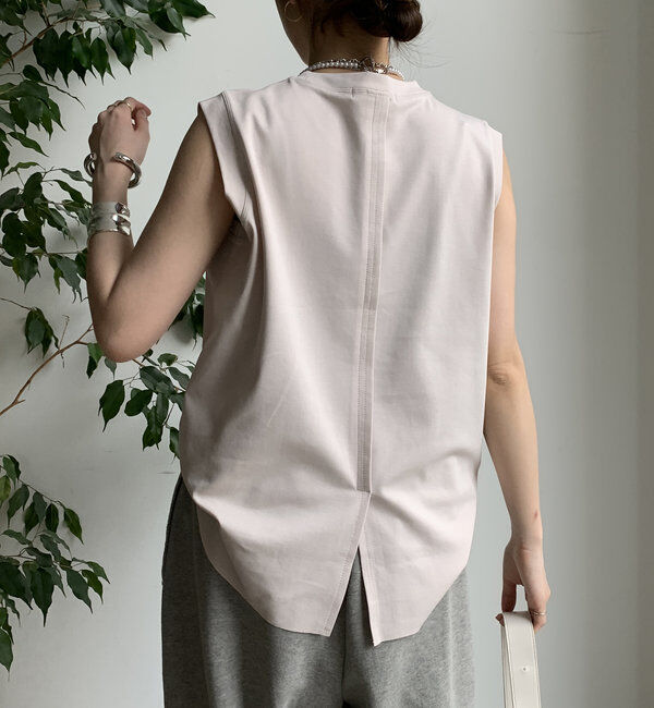  「裾切替タンクプルオーバー」|Tシャツ・カットソー|