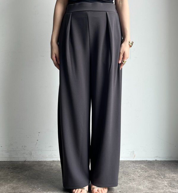  「カットジョーゼットバレルパンツ」|チノ|