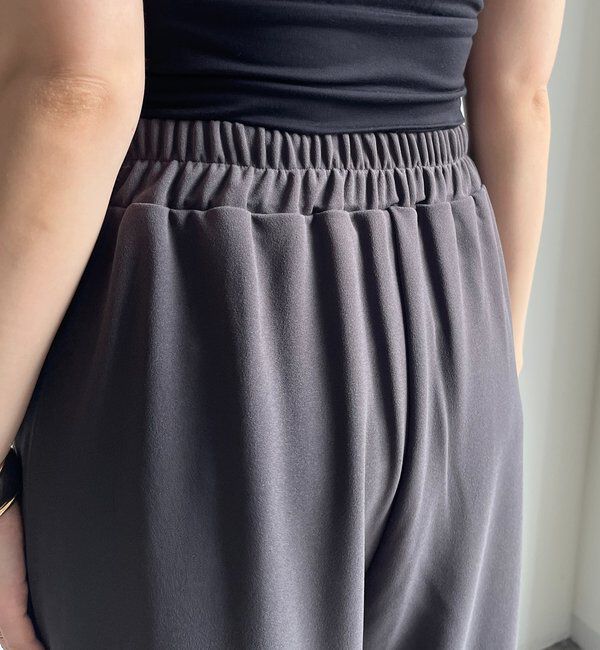  「カットジョーゼットバレルパンツ」|チノ|