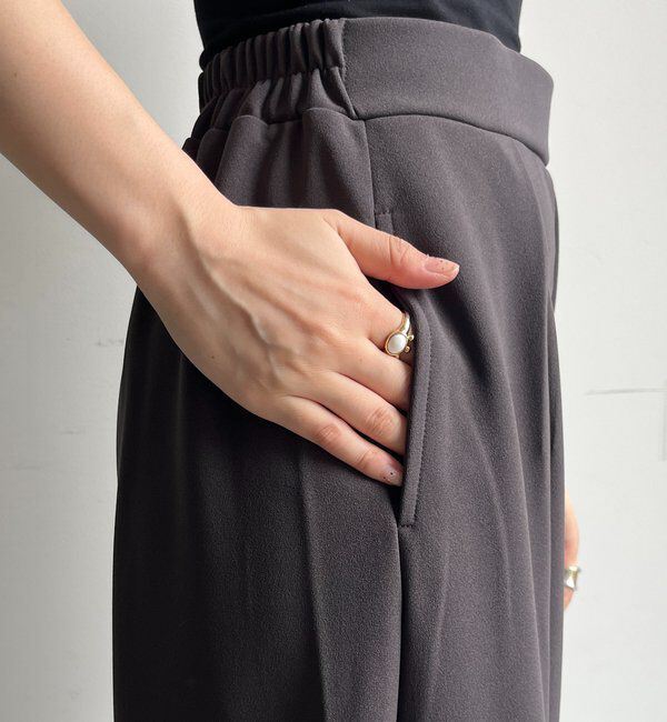  「カットジョーゼットバレルパンツ」|チノ|