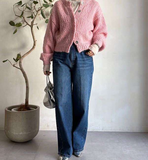  「ローゲージニットカーディガン」|カーディガン|