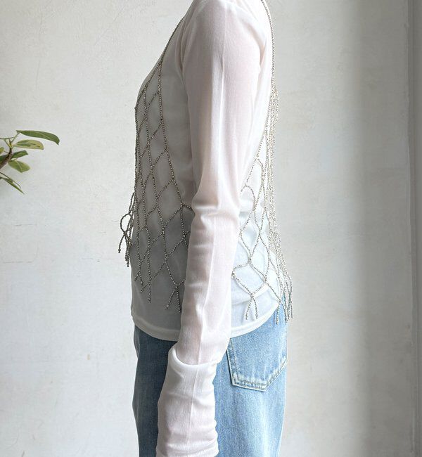  「【WEB限定】前後2WAYビーズビスチェ」|シャツ・ブラウス|