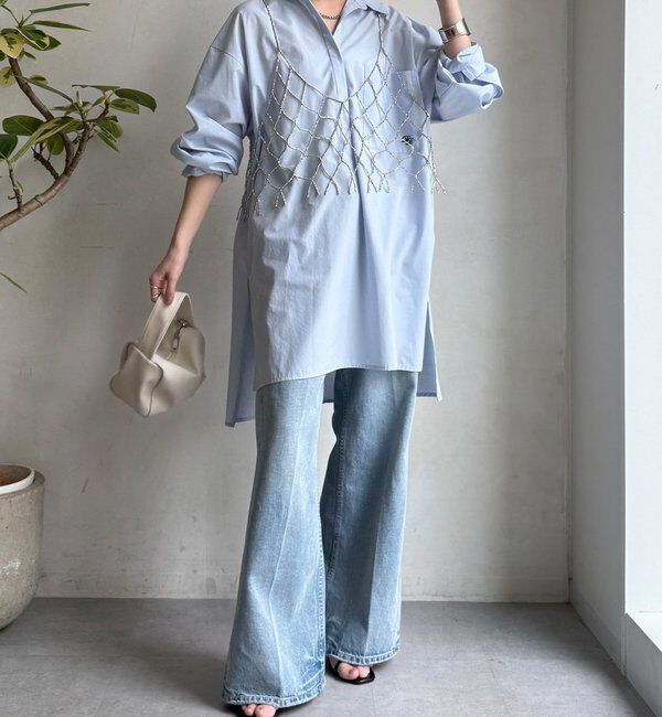  「【WEB限定】前後2WAYビーズビスチェ」|シャツ・ブラウス|