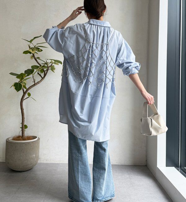  「【WEB限定】前後2WAYビーズビスチェ」|シャツ・ブラウス|