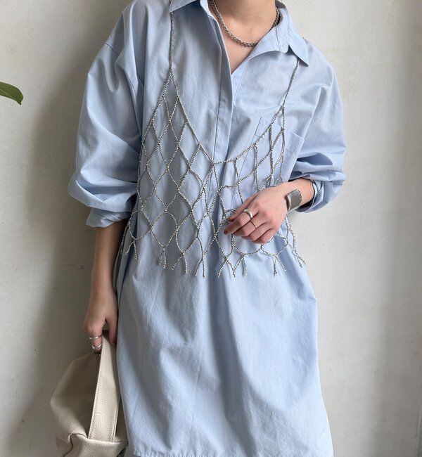  「【WEB限定】前後2WAYビーズビスチェ」|シャツ・ブラウス|