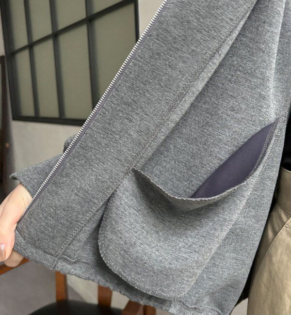  「【WEB限定】パール＋ロゴジップパーカー」|Tシャツ・カットソー|