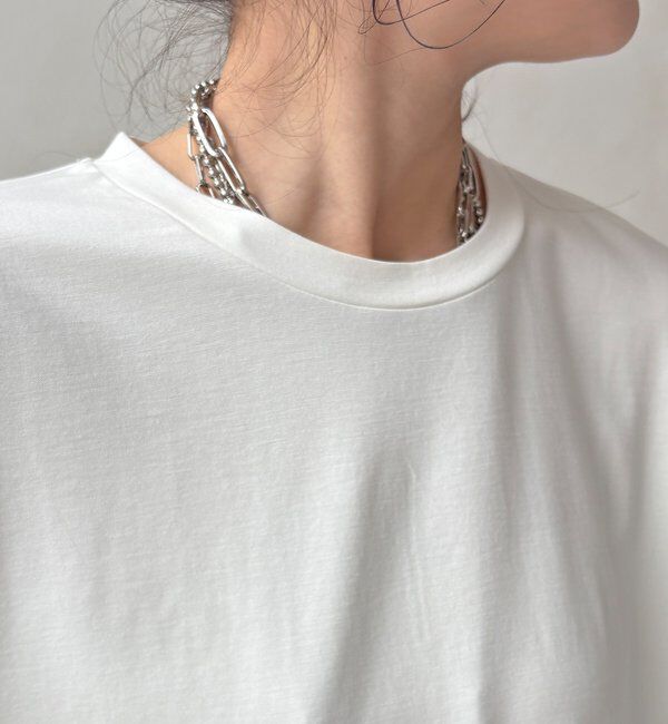  「【WEB限定】異素材フリルトップス」|Tシャツ・カットソー|