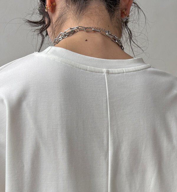  「【WEB限定】異素材フリルトップス」|Tシャツ・カットソー|