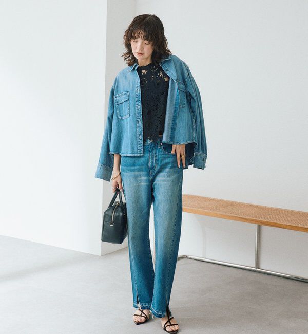  「【着映え】エンブロイダリーベスト」|ニット・セーター|