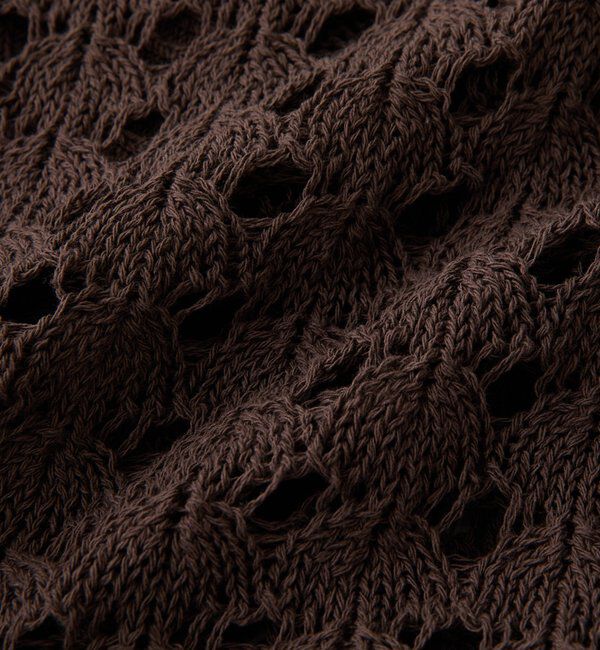  「予約【夏まで使える】透かし編みカーディガン」|カーディガン|