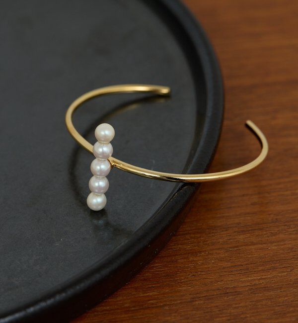  「ラインパールバングル」|リング|ゴールド