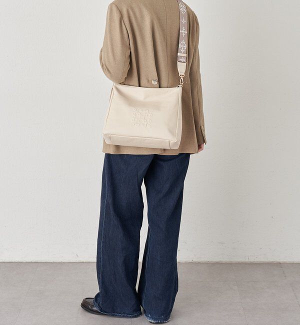  「エンボスモノグラム2WAYショルダーバッグ」|ショルダー・メッセンジャー|