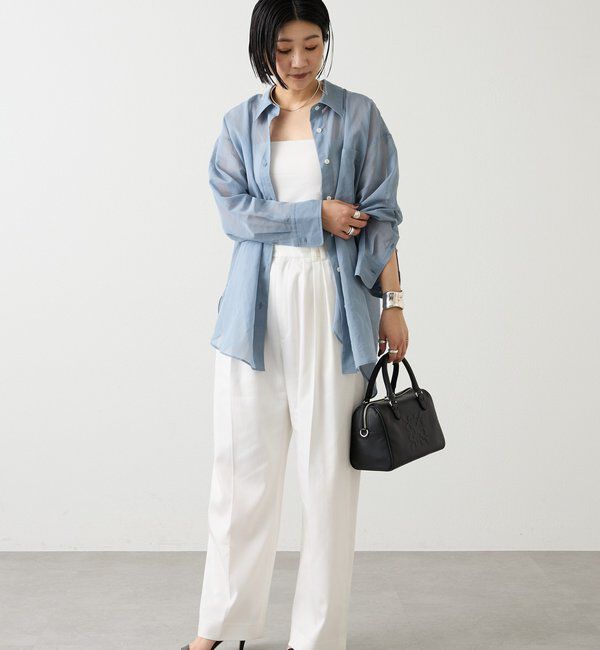  「シアーオーバーシャツ」|シャツ・ブラウス|