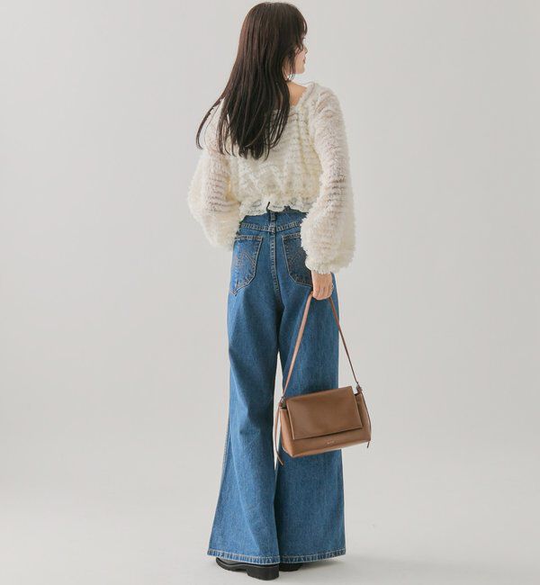  「スクエアフリンジ ブラウス」|シャツ・ブラウス|