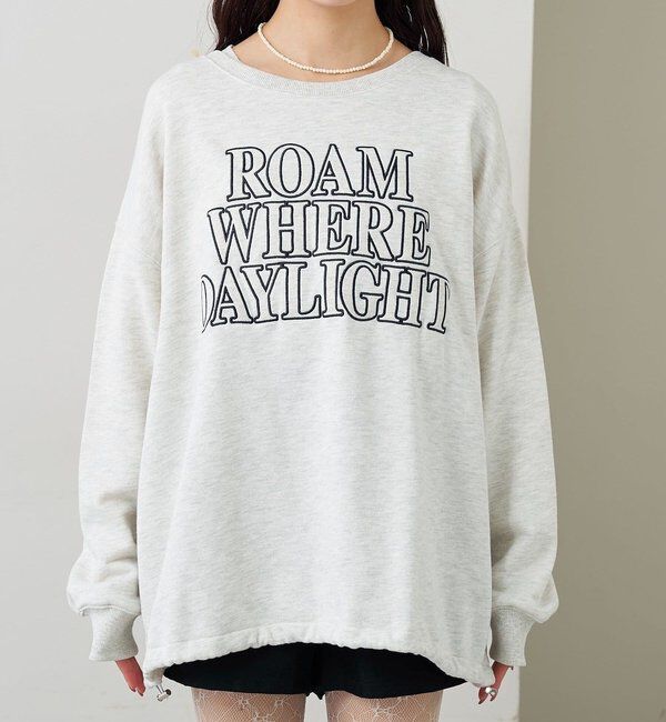  「アップリケロゴスウェット」|パーカー|