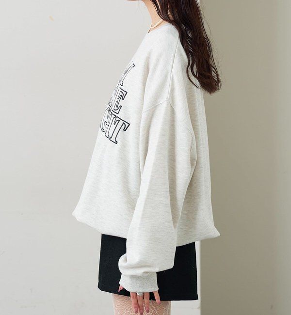  「アップリケロゴスウェット」|パーカー|