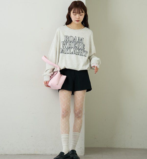  「アップリケロゴスウェット」|パーカー|