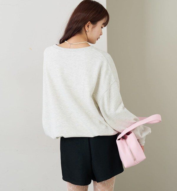  「アップリケロゴスウェット」|パーカー|