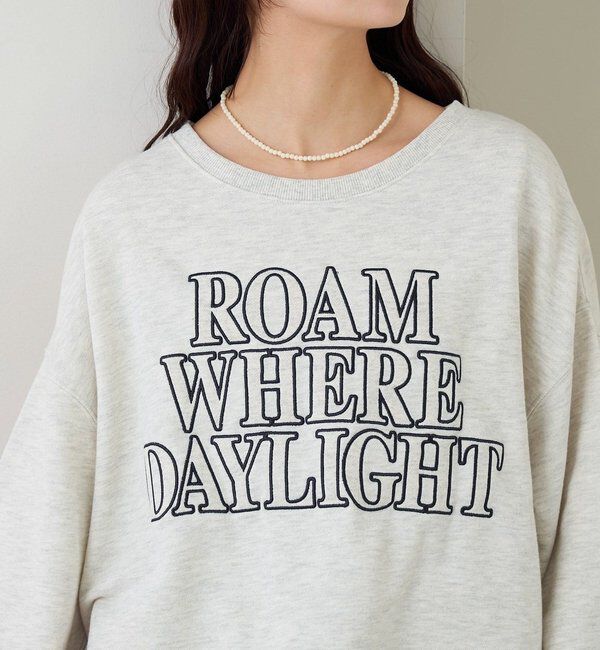  「アップリケロゴスウェット」|パーカー|