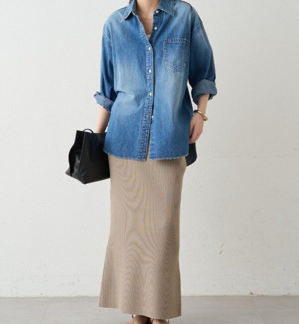  「【JAPAN MADE】BASICデニムシャツ」|シャツ・ブラウス|