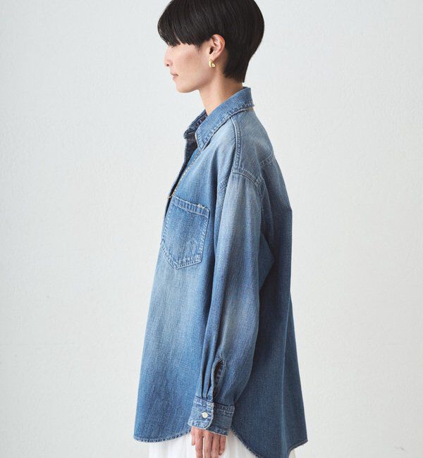  「【JAPAN MADE】BASICデニムシャツ」|シャツ・ブラウス|