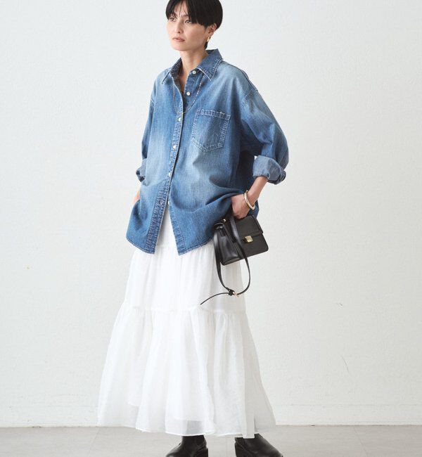  「【JAPAN MADE】BASICデニムシャツ」|シャツ・ブラウス|