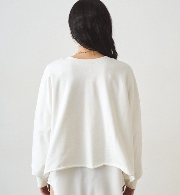  「スキッパーショートスウェット」|Tシャツ・カットソー|