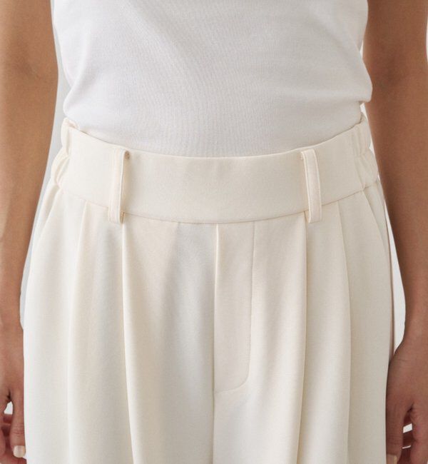  「【＠ld_risaコラボ】ジャージータックワイドパンツ」|チノ|