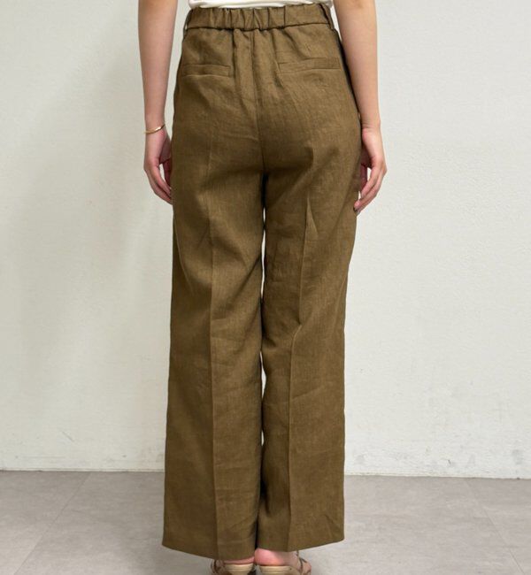  「リネンスタッズパンツ」|チノ|