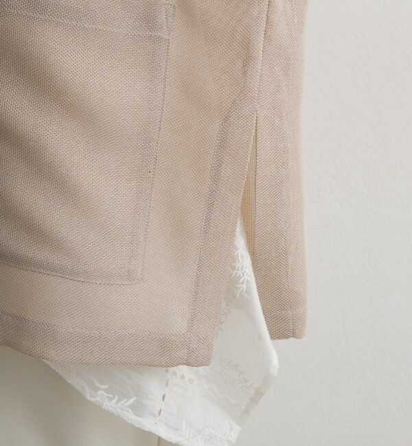  「半袖メッシュジャケット」|テーラードジャケット|