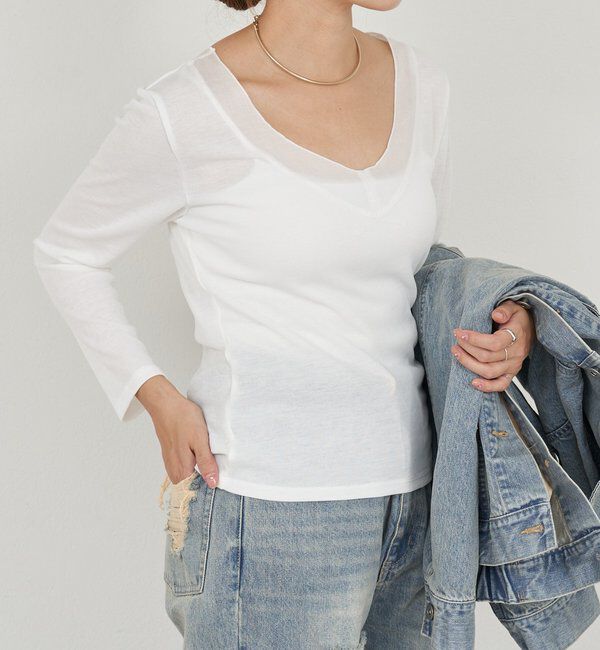  「【26SS予約】シアードッキングロンTEE」|Tシャツ・カットソー|