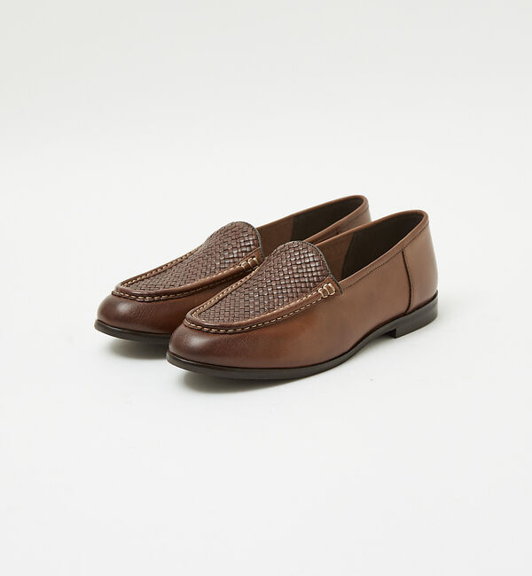 alfredoBANNISTER「レザーメッシュスリッポン」|スニーカー|