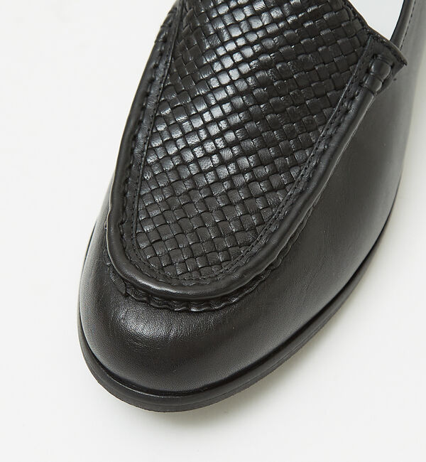 alfredoBANNISTER「レザーメッシュスリッポン」|スニーカー|