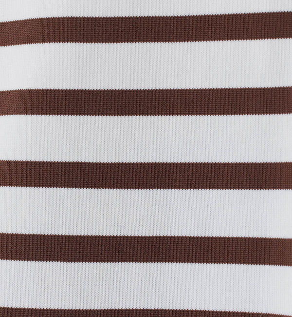 Rouge vif「【2022秋カラー】パネルボーダーニット」|ニット・セーター|