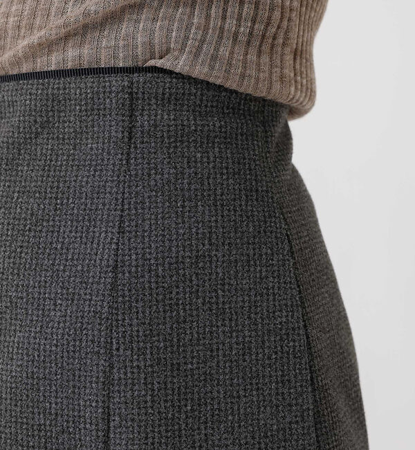 Rouge vif「【セットアップ対応】ニードルパンチ千鳥柄タイトスリットスカート」|スカート|