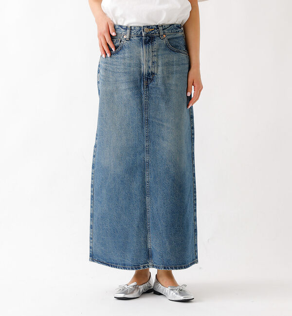 Rouge vif「【SOMETHING/サムシング】VINTAGE LG スカート/デニム/ロング」|スカート|インディゴ