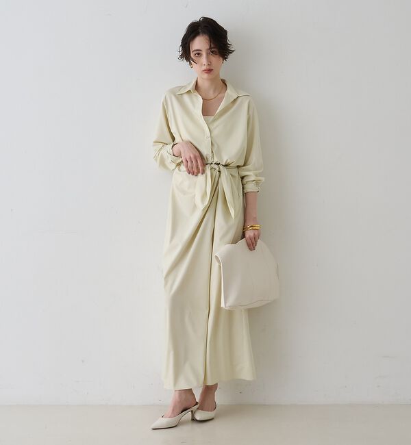 Rouge vif「ドレープウエストリボンワンピース」|ワンピース|