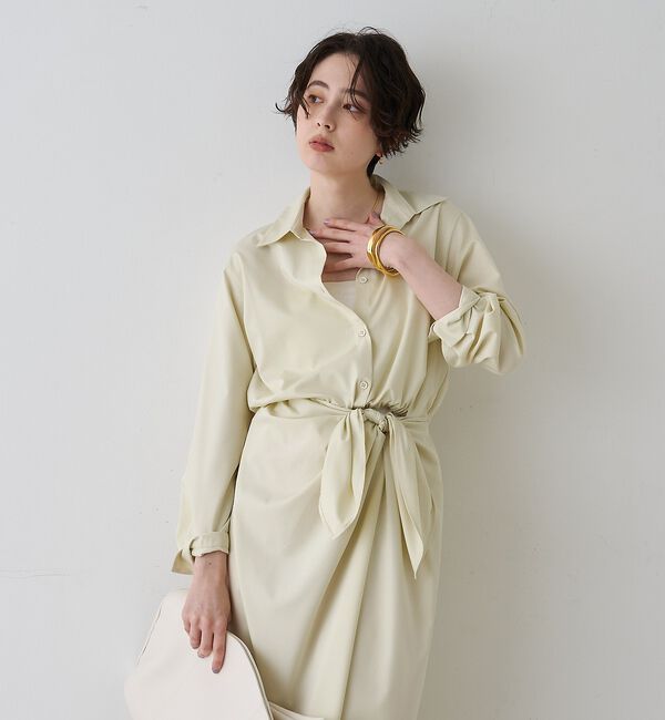 Rouge vif「ドレープウエストリボンワンピース」|ワンピース|