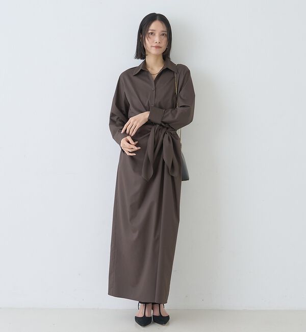 Rouge vif「ドレープウエストリボンワンピース」|ワンピース|