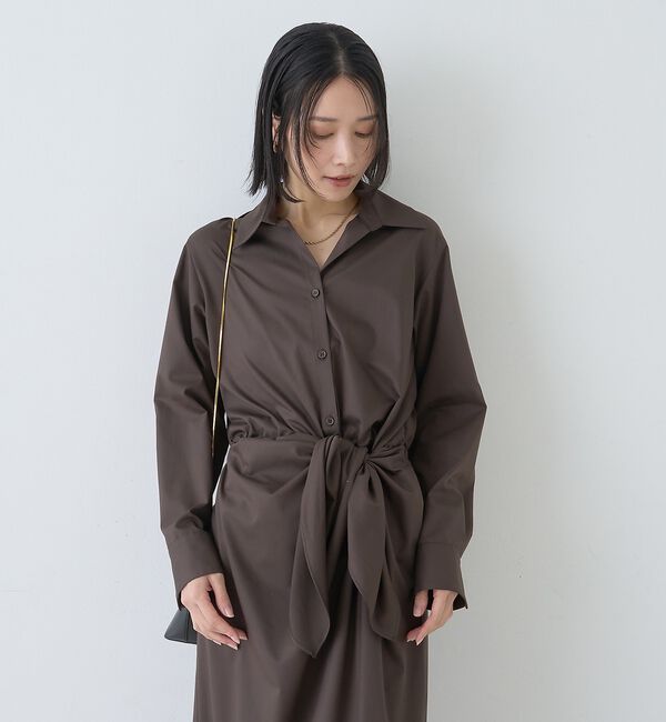 Rouge vif「ドレープウエストリボンワンピース」|ワンピース|