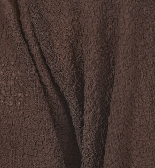 qualite「シアーサッカーパフブラウス」|シャツ・ブラウス|