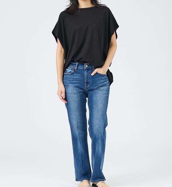 qualite「【Healthy DENIM】Celery Long ストレートデニム/ロングレ」|デニム|