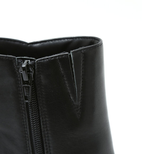 AU BANNISTER「【最高ブーツ/ 6.5cmヒール】ポインテッドトゥショートブーツ」|ショートブーツ|