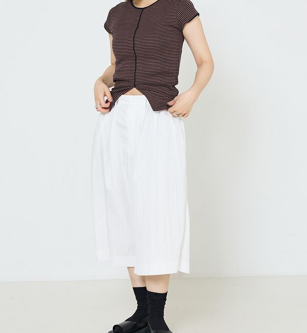 NOMINE「【Robert P. Miller】 パネル リブ スリット ハーフスリーブ/半」|Tシャツ・カットソー|