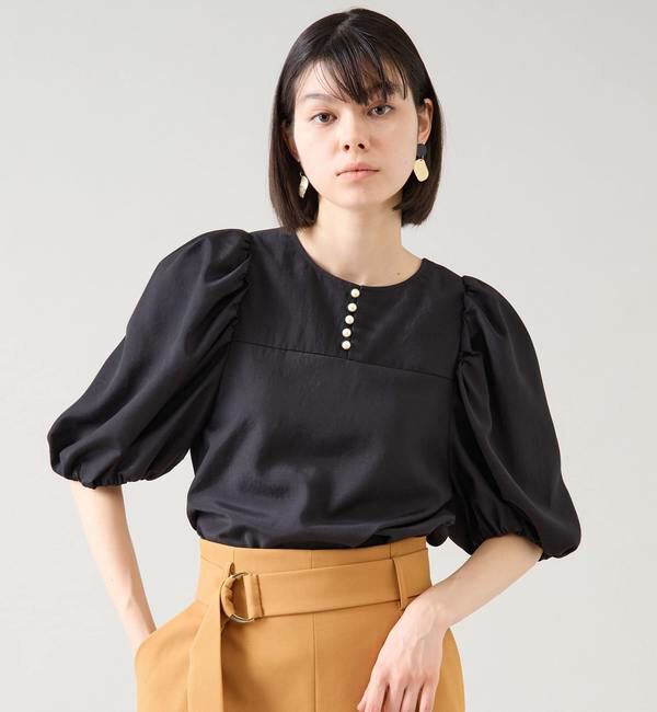 TIARA「2wayパフブラウス」|シャツ・ブラウス|ブラック