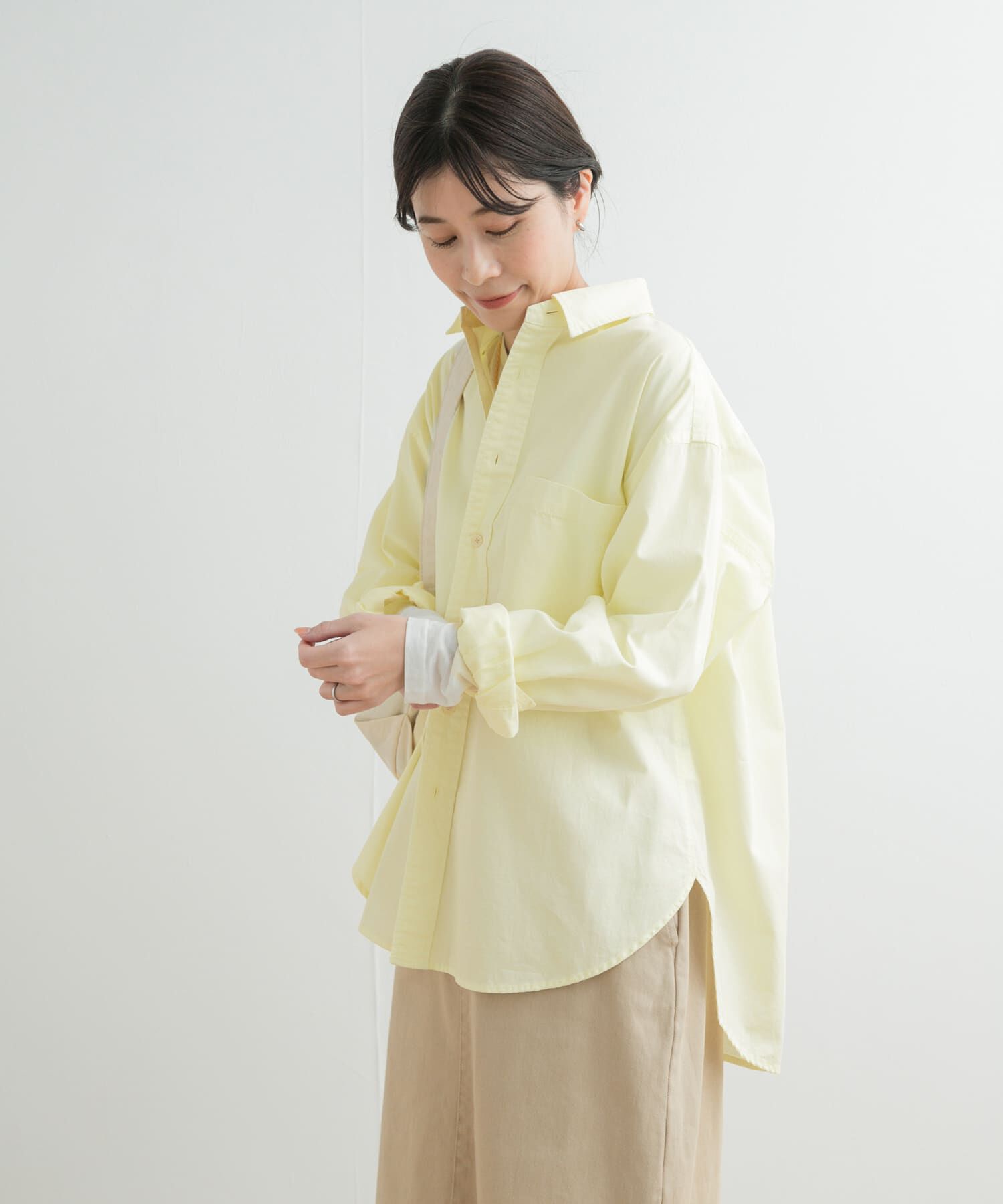 URBAN RESEARCH DOORS「製品染めカラーシャツ」|シャツ・ブラウス|